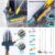 2 in 1 Floor Cleaning Brush Bathroom Tile Windows Floor Cleaning Brush with 120Â° Rotatable Head - Multipurpose Bathroom Floor Cleaning Brush - Floor Brush Scrubber - Without Box | Floor Cleaning Brush