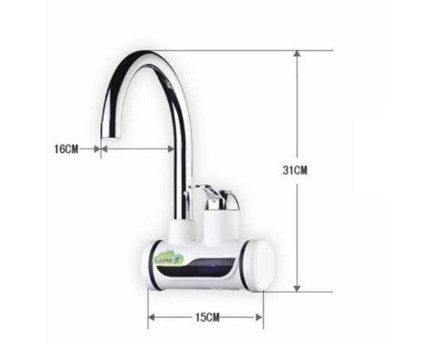Electric Hot Water Heater Faucet Kitchen Instant Heating Tap Water (without  shower)