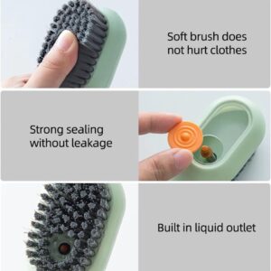 Multi-purpose Shoe Brush Soft Bristle Automatic Liquid Long Handle Cleaning Brush Clothes Board Brush Household Cleaning Tools