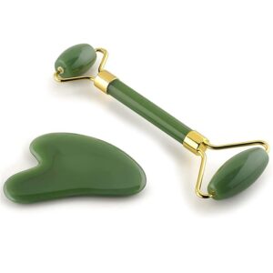 Combo pack Marble Jade Roller WITH STONE   MARBLE  | Ice Roller Facial Massage | Derma Roller [Pack of 3]