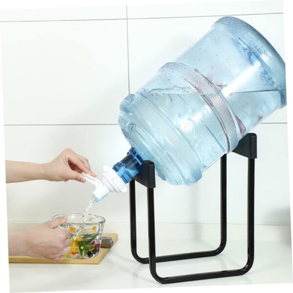 Metal Bottle Stand with Nozzle â€“ Convenient Dispensing, Minimal Mess ( with box & Random Color )