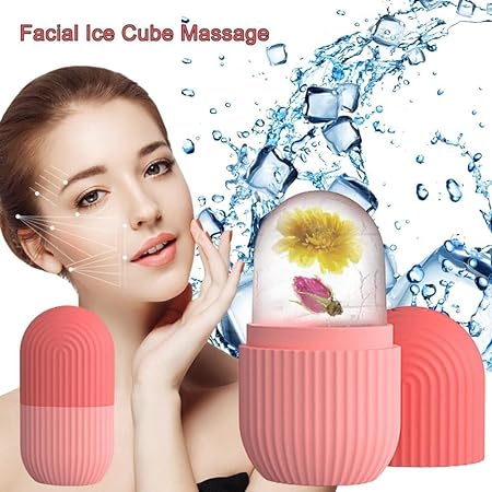 Reusable Facial Ice Roller for Face | Enhance Skin Glow Shrink &Tighten Pores (random color)