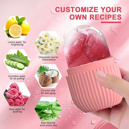 Combo pack Marble Jade Roller WITH STONE   MARBLE  | Ice Roller Facial Massage | Derma Roller [Pack of 3]