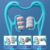 6 Wheel Pressure Point Neck Massager Relieve Neck, Back And Shoulder Pain (Random Color)