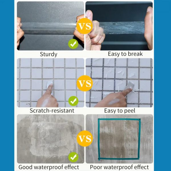 Hydra Waterproof Agent | Super Strong Invisible Waterproof Anti-leakage Agent | Instant Repair Waterproof Anti-leakage Agent - 300gm with brush