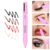 4 in 1 Waterproof Makeup Pen Eyebrow Pencil Long Lasting Easy Lip Color Liner Highlight Lying Silkworm Eyeliner Pen Makeup Tools (Random Color)