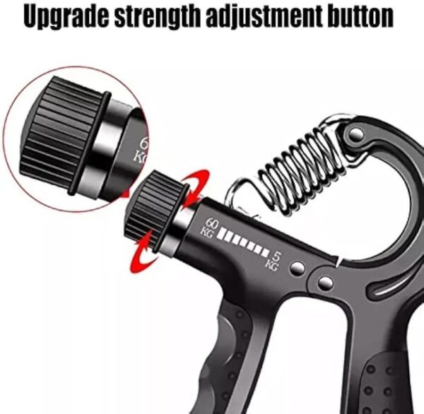 Hand Grip Strengthener Adjustable Resistance Wrist Strengthener Forearm Gripper Hand Workout Strength Trainer with counter (Random colour)