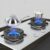 Gas Stove Burner Stand | Nonâ€‘Slip Bracket | 3D Windproof Hood | Universal Cast Iron Cook Top Parts