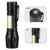 Portable LED Flashlight â€“ Mini Rechargeable Torch with Side Light & Waterproof Body