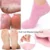 Reusable Silicone Spa Gel Socks For Dry Feet And Cracked Heel Treatment â€“ Moisturizing Hydrating Softening And Skin Smoothing Overnight Foot Care