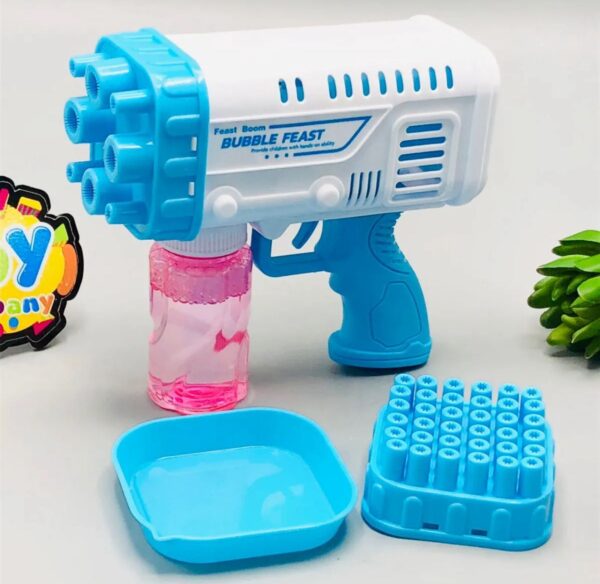 Bubble Bazooka Pro: Electric 2-in-1 Rocket Bubble Gun â€” Fast Bubbles for Parties, Beach & Backyard Fun