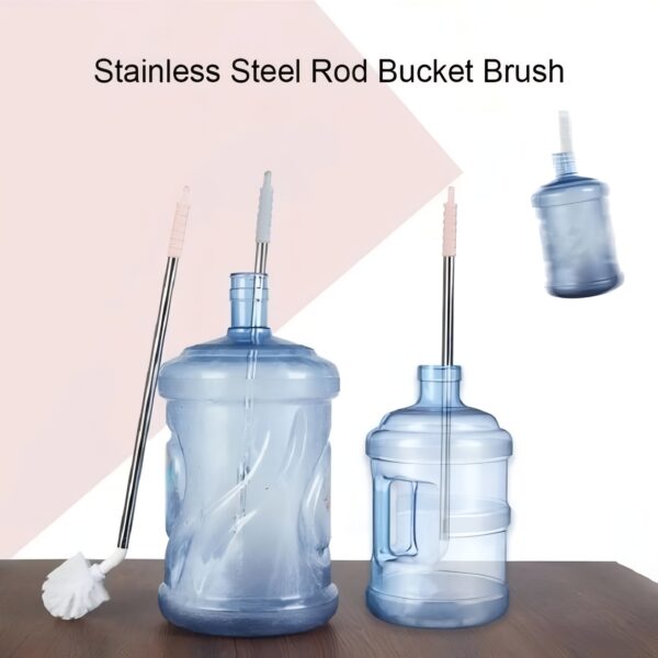 High-Quality Water Bottle Cleaning Brush for 19-Liter Bottles â€“ Durable Bristles & Ergonomic Handle for Hygienic Water Dispenser Maintenance