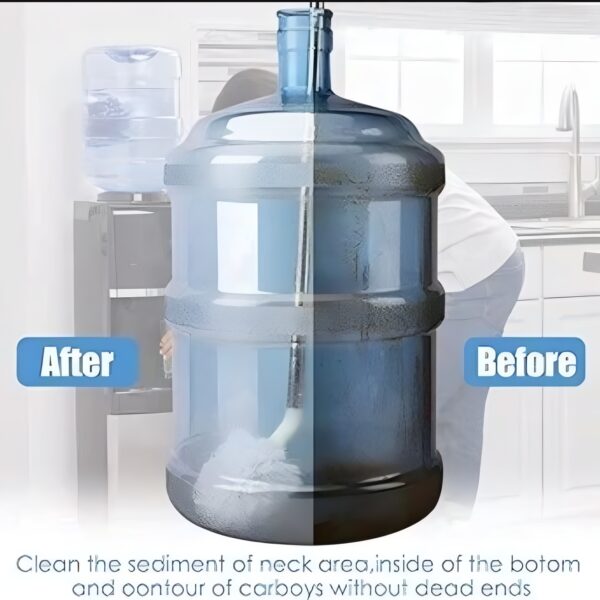 High-Quality Water Bottle Cleaning Brush for 19-Liter Bottles â€“ Durable Bristles & Ergonomic Handle for Hygienic Water Dispenser Maintenance