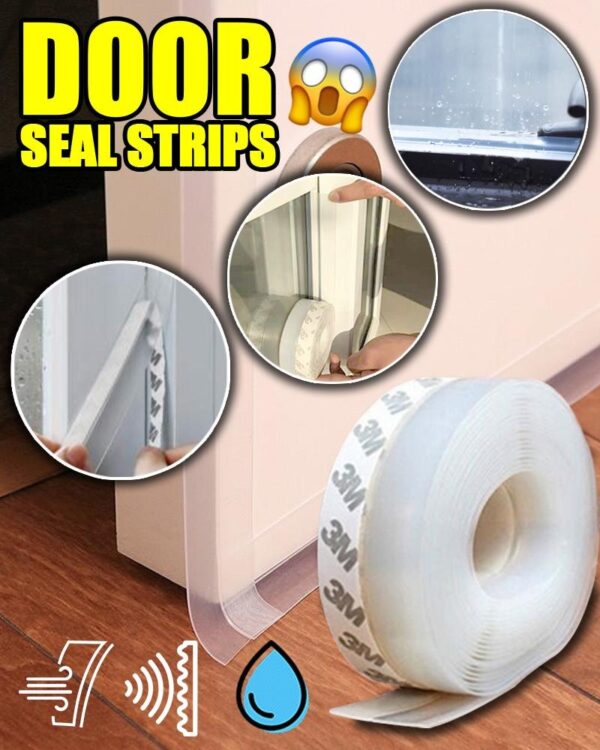 3 Meter Door and Window Seal Strip â€“ Adhesive Weather Stripping â€“ Soundproof, Dustproof & Energy Saving